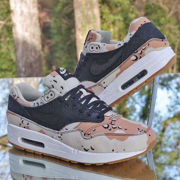 Nike Air Max 1 Premium Beach Camo Custom - Picture 5 of 14